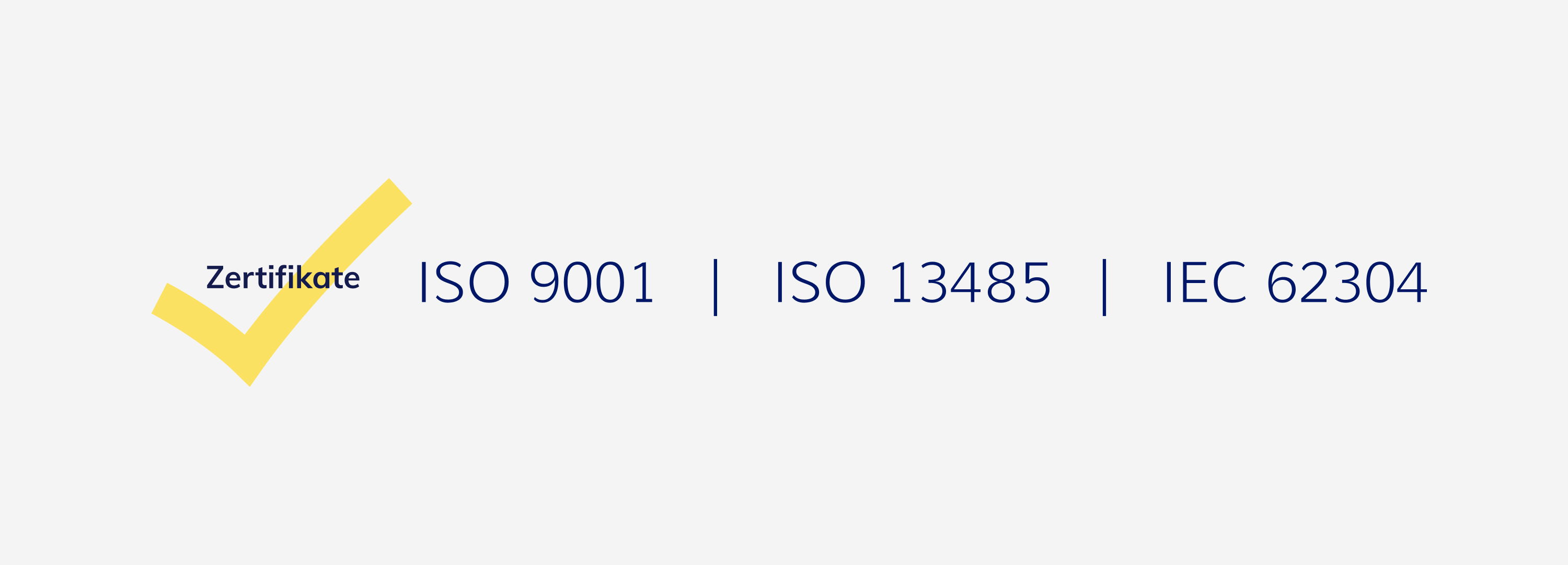 Bornholdt Lee Zertifikate: ISO 9001, ISO 13485, IEC 62304